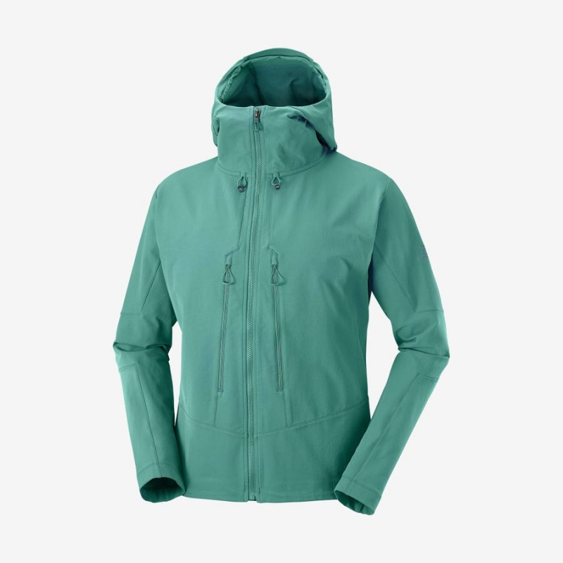 Camperas Salomon OUTPEAK SOFTSHELL Hombre Verde | UY 3255AHK