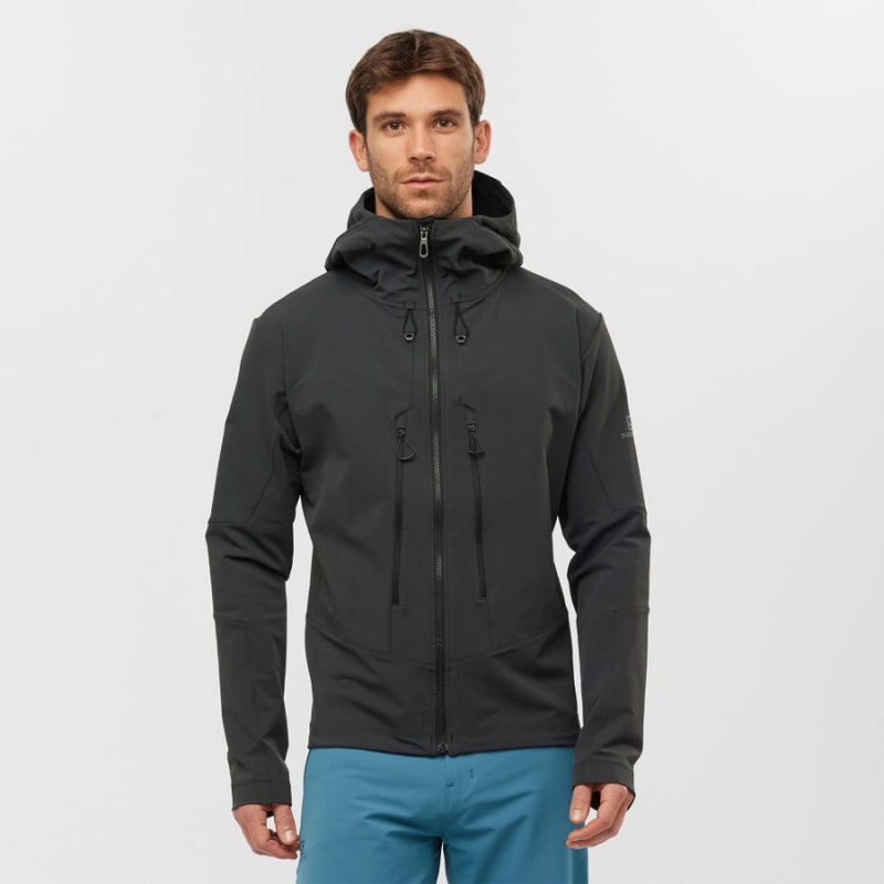 Camperas Salomon OUTPEAK SOFTSHELL Hombre Negras | UY 3254WNB