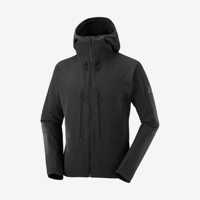 Camperas Salomon OUTPEAK SOFTSHELL Hombre Negras | UY 3254WNB