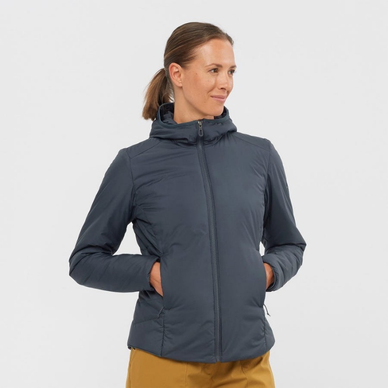 Camperas Salomon OUTRACK INSULATED Mujer Azul Marino | UY 2456AHK