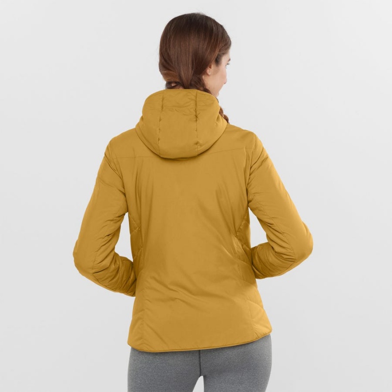 Camperas Salomon OUTRACK INSULATED Mujer Amarillo | UY 2454OKI