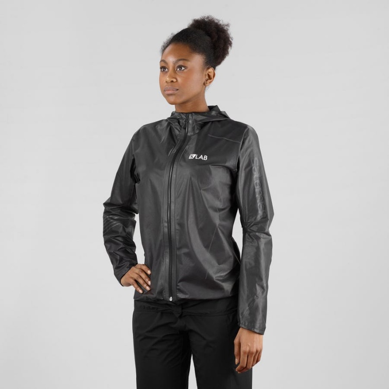 Camperas Salomon S/LAB GORE-TEX SHAKEDRY™ WATERPROOF Mujer Negras | UY 2492XYU