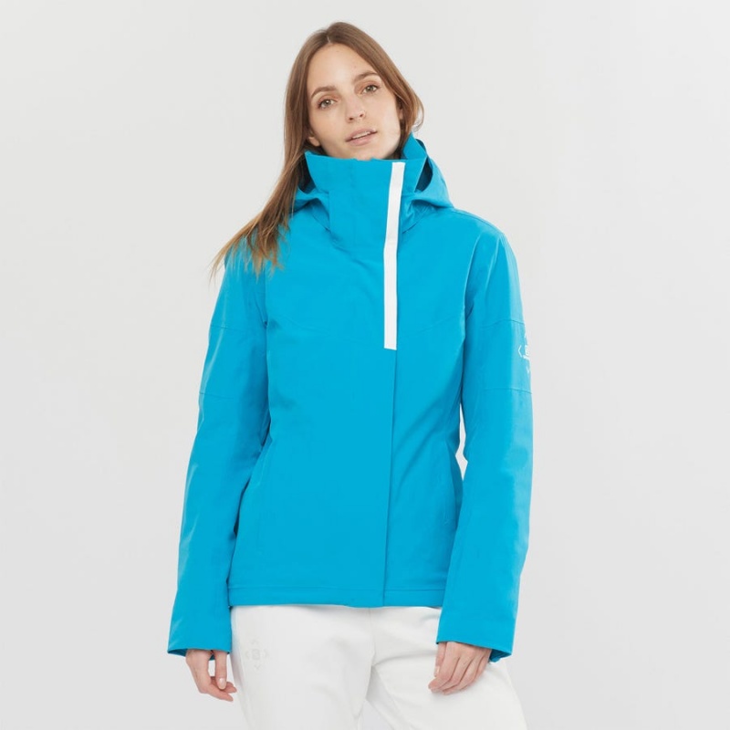 Camperas Salomon SPEED INSULATED Mujer Azules | UY 2441CTV