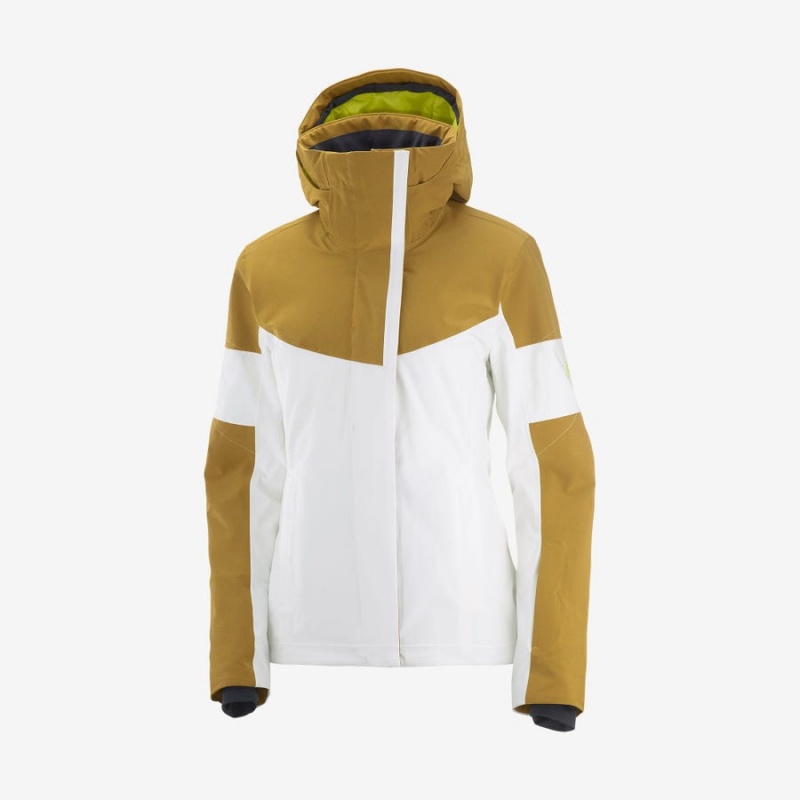 Camperas Salomon SPEED INSULATED Mujer Blancas | UY 2437KOR