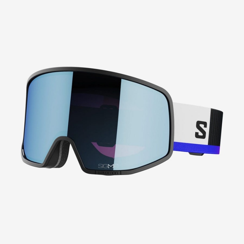 Gafas De Protección Salomon LO FI SIGMA Hombre Negras Blancas | UY 2897JPQ