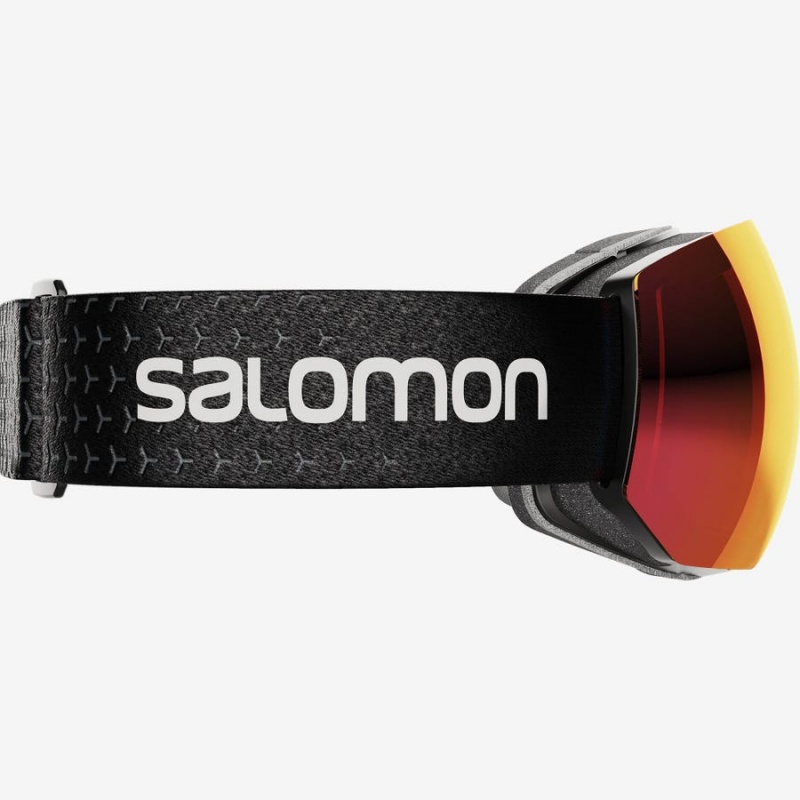 Gafas De Protección Salomon RADIUM PRO SIGMA Hombre Negras Blancas | UY 2894FDN