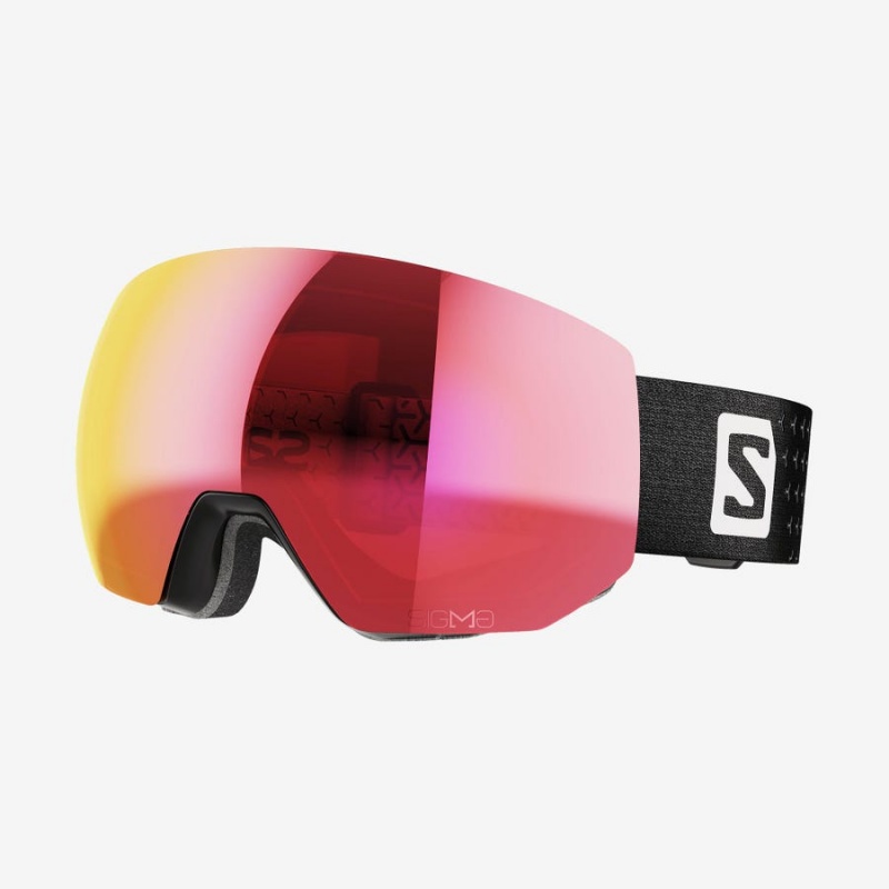 Gafas De Protección Salomon RADIUM PRO SIGMA Hombre Negras Blancas | UY 2894FDN