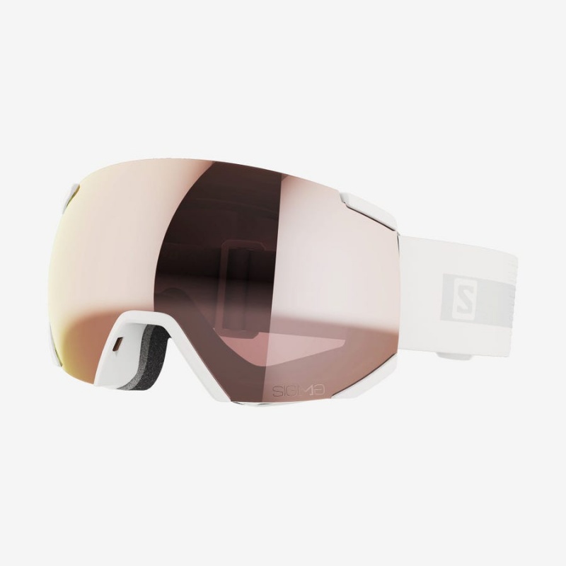 Gafas De Protección Salomon RADIUM SIGMA Hombre Blancas | UY 2914QMA