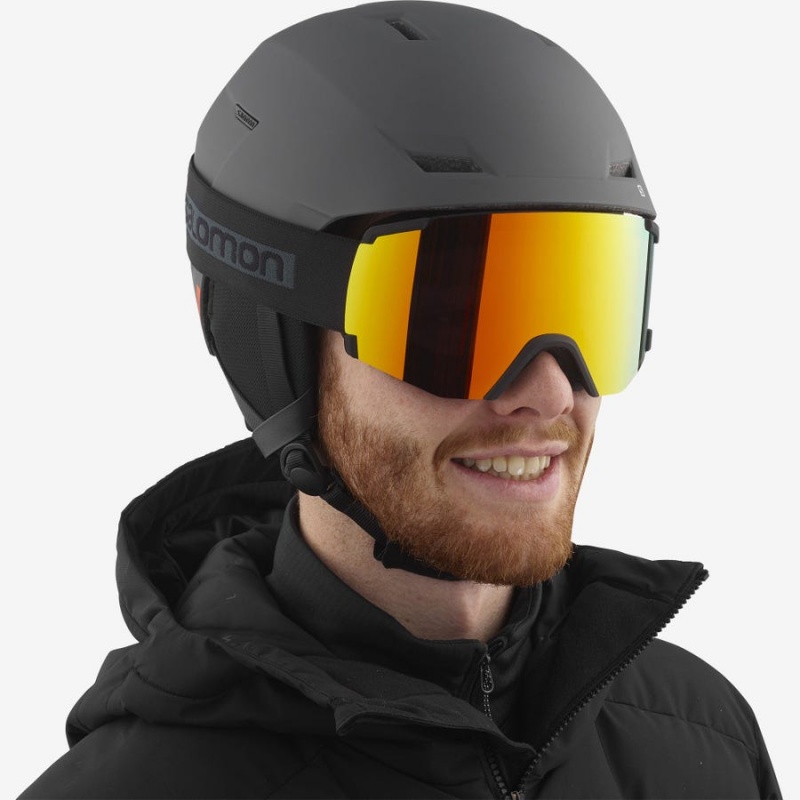 Gafas De Protección Salomon S/VIEW Hombre Negras | UY 2919YXF