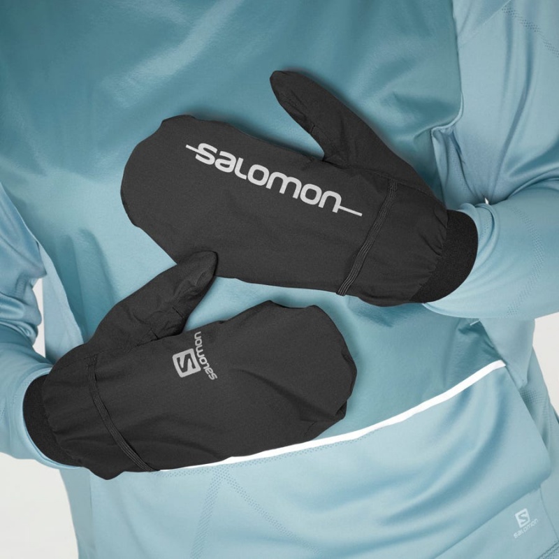 Guantes Salomon BONATTI WATERPROOF Hombre Negras | UY 2924AHK