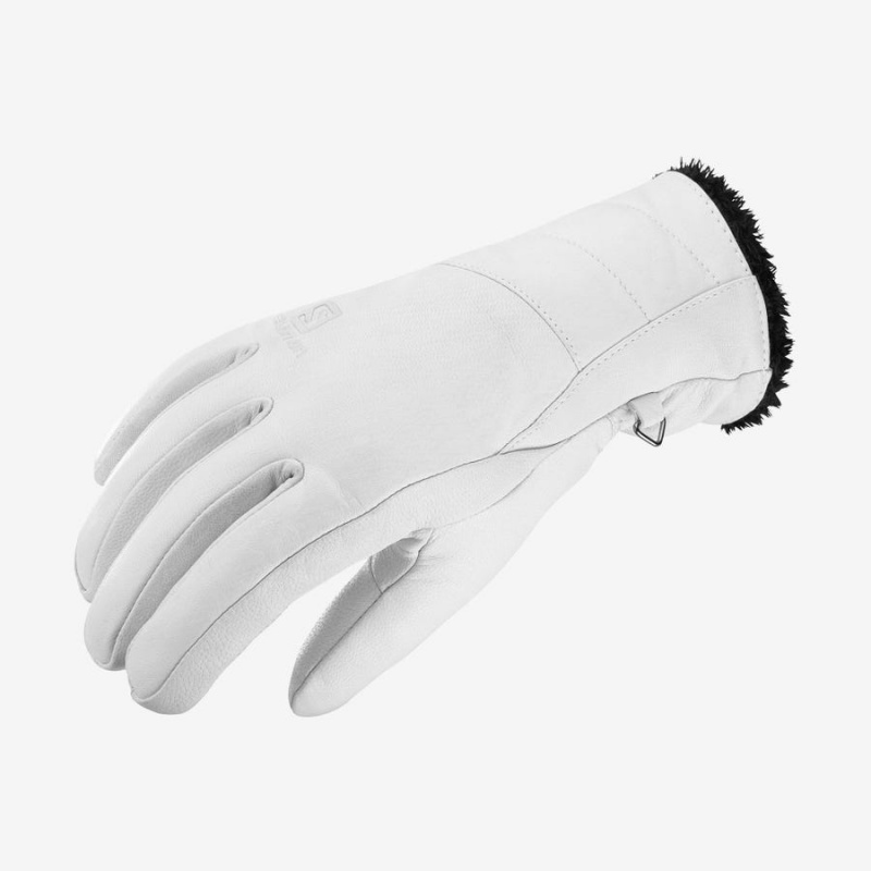 Guantes Salomon NATIVE Mujer Blancas | UY 2097FDN