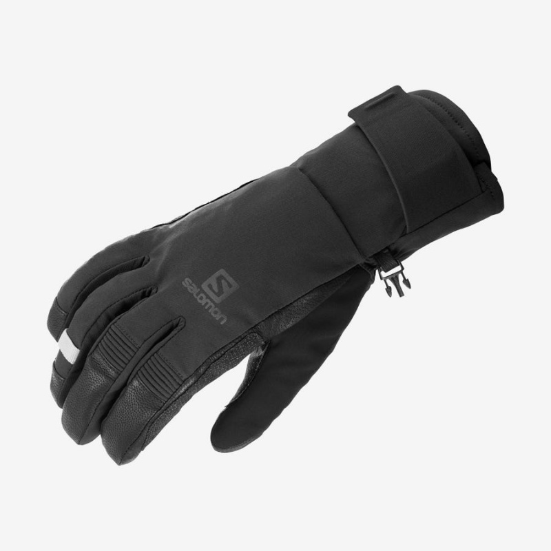 Guantes Salomon QST GORE-TEX Mujer Negras | UY 2098GSO