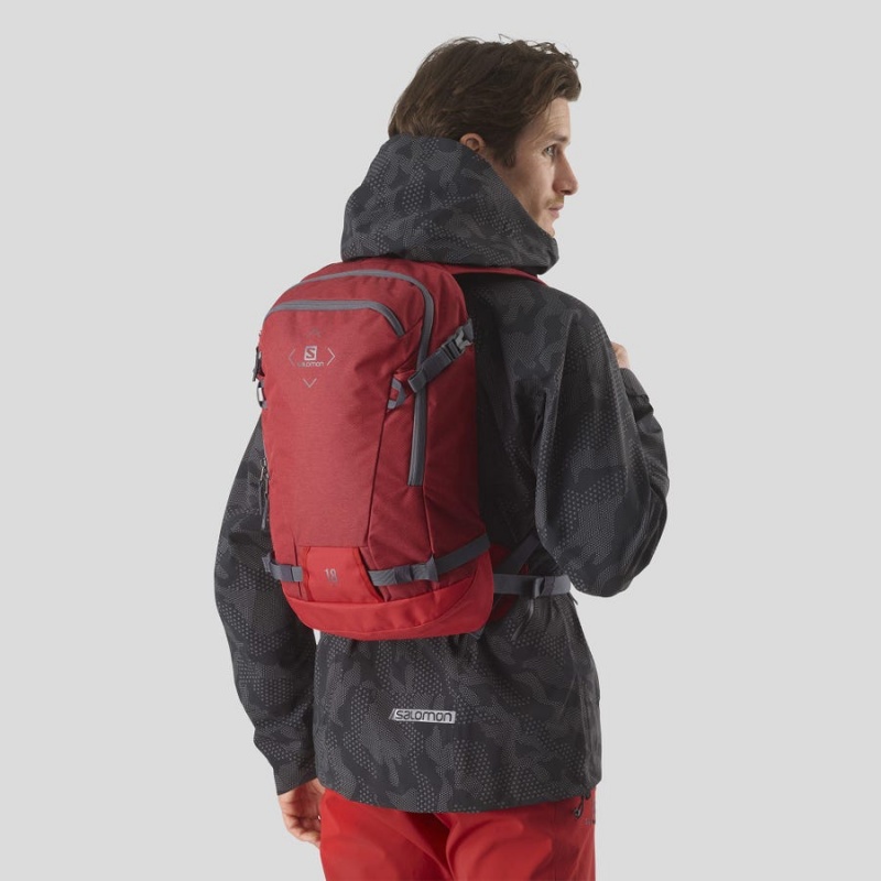 Mochilas Salomon SIDE 18 Hombre Rojas | UY 3075YXF