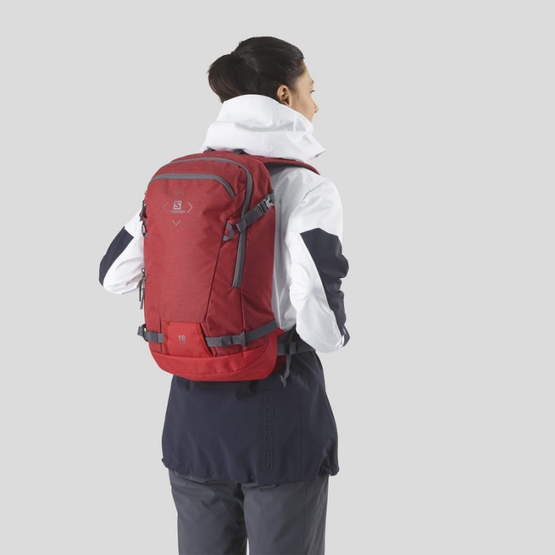 Mochilas Salomon SIDE 18 Hombre Rojas | UY 3075YXF