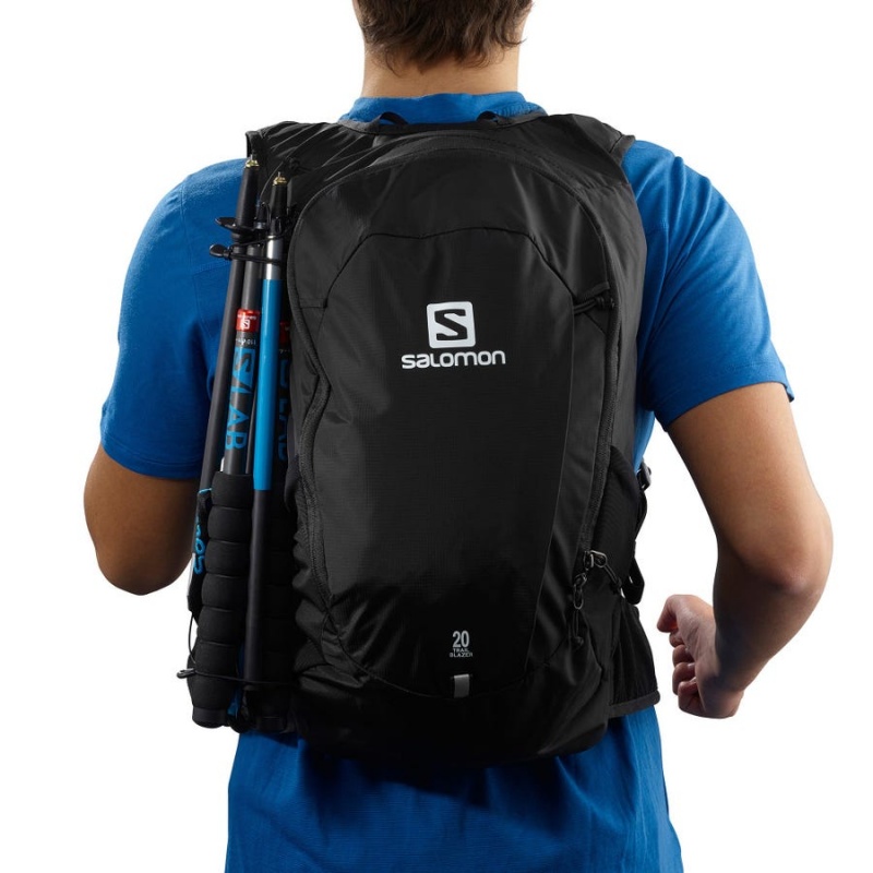 Mochilas Salomon TRAILBLAZER 20 Hombre Negras | UY 3076UZG