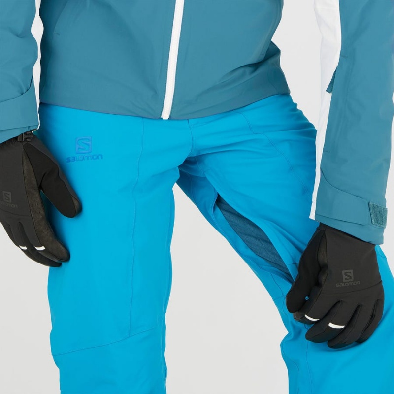 Pantalon Esquí Salomon BRILLIANT Hombre Azules | UY 3139JPQ