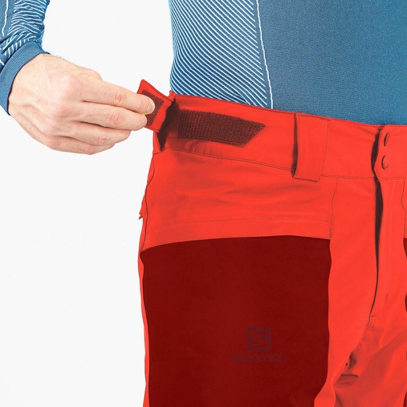 Pantalon Esquí Salomon BRILLIANT Hombre Rojas | UY 3140KOR