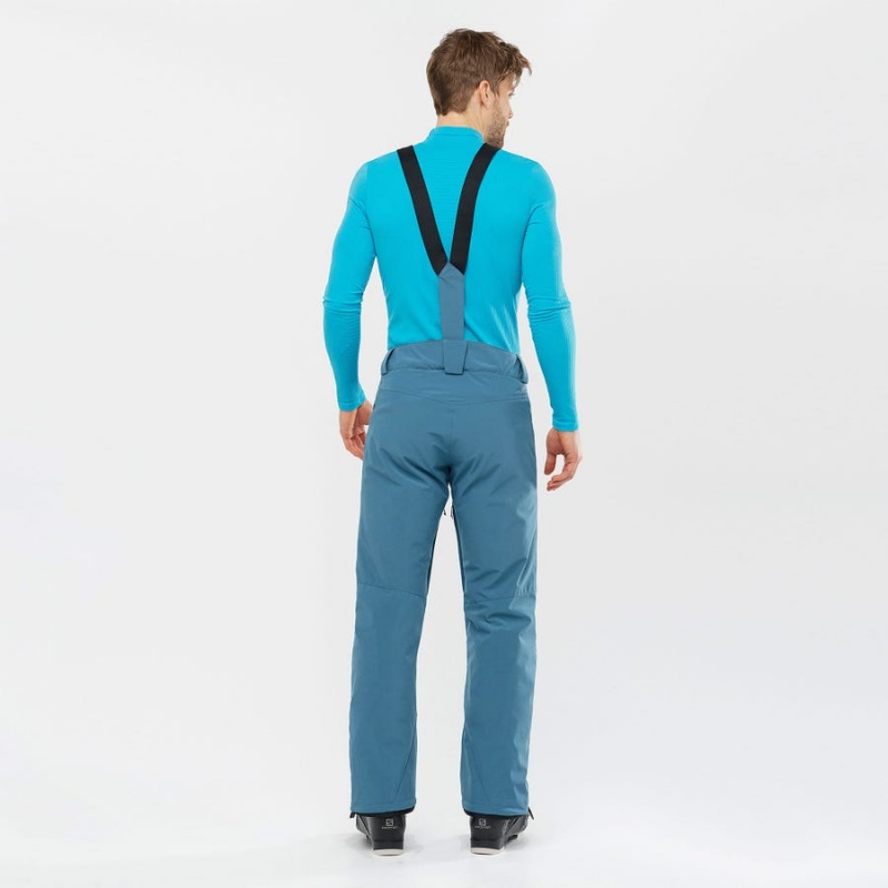 Pantalon Esquí Salomon EDGE Hombre Azules | UY 3144CTV