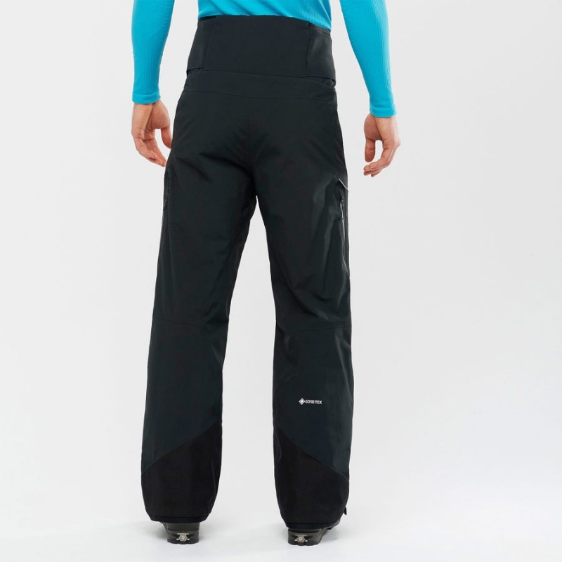 Pantalon Esquí Salomon GRAVITY GORE-TEX Hombre Negras | UY 3125RVD