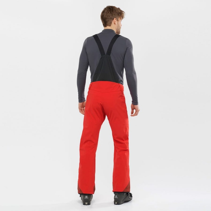 Pantalon Esquí Salomon OUTLAW 3L Hombre Rojas | UY 3130OKI