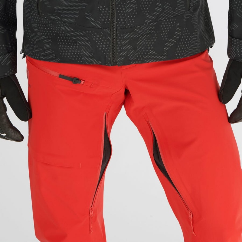 Pantalon Esquí Salomon OUTLAW 3L Hombre Rojas | UY 3130OKI