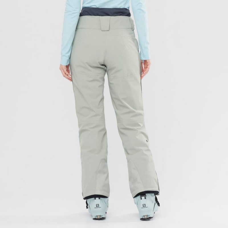 Pantalon Esquí Salomon PROOF LIGHT Mujer Beige | UY 2336DFM