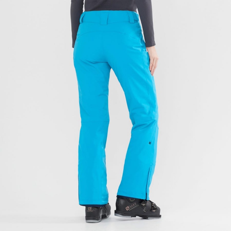 Pantalon Esquí Salomon THE BRILLIANT Mujer Azules | UY 2318CTV