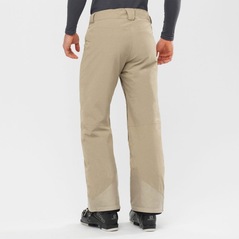 Pantalon Esquí Salomon UNTRACKED Hombre Beige | UY 3134SGL