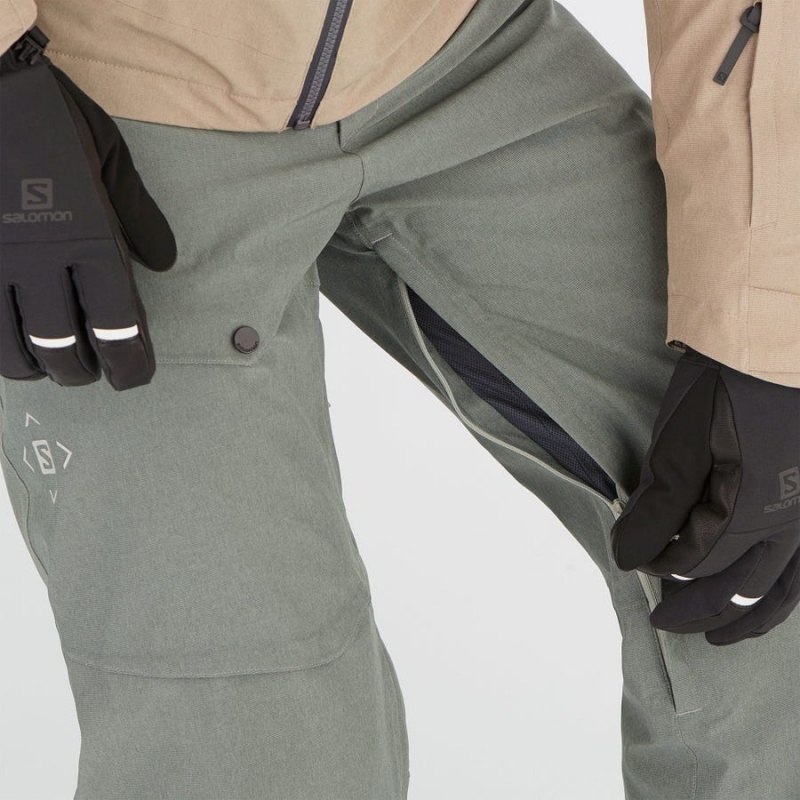 Pantalon Esquí Salomon UNTRACKED Hombre Gris | UY 3133AHK