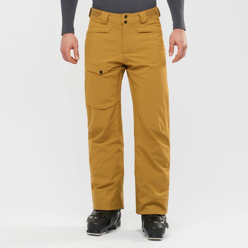 Pantalon Esquí Salomon UNTRACKED Hombre Marrones | UY 3132AHK