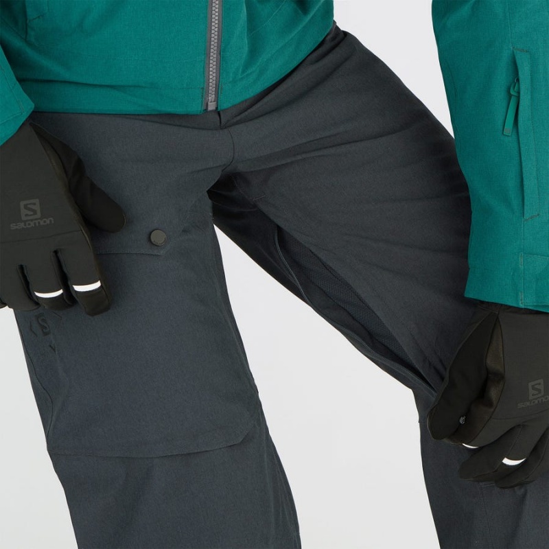 Pantalon Esquí Salomon UNTRACKED Hombre Negras | UY 3137GSO