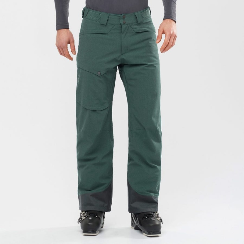 Pantalon Esquí Salomon UNTRACKED Hombre Verde Oliva | UY 3131PJJ