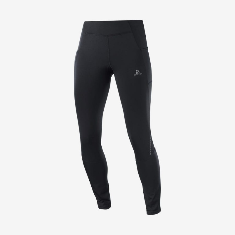 Pantalon Salomon CROSS RUN 28\'\' Mujer Negras | UY 2369WNB