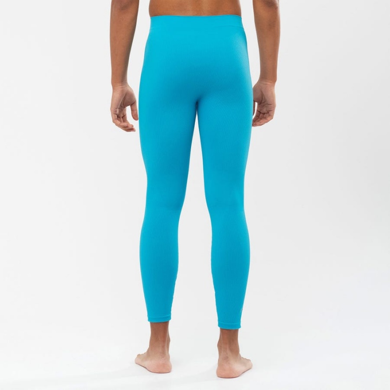 Pantalon Salomon ESSENTIAL SEAMLESS Hombre Azules | UY 3192KOR