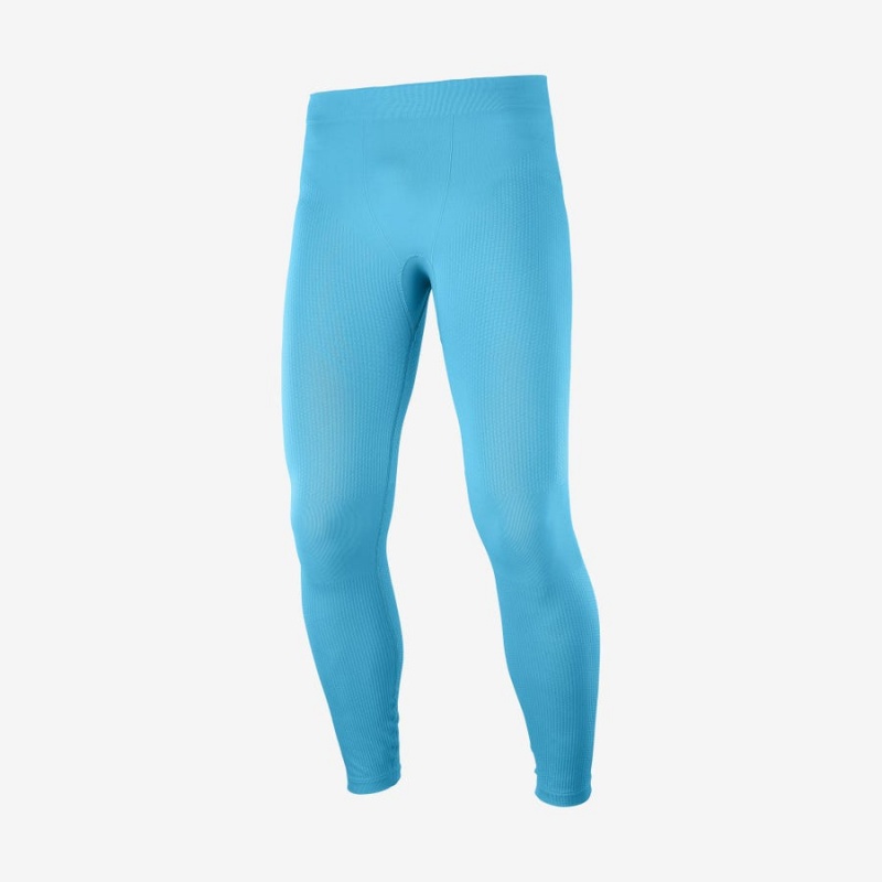 Pantalon Salomon ESSENTIAL SEAMLESS Hombre Azules | UY 3192KOR