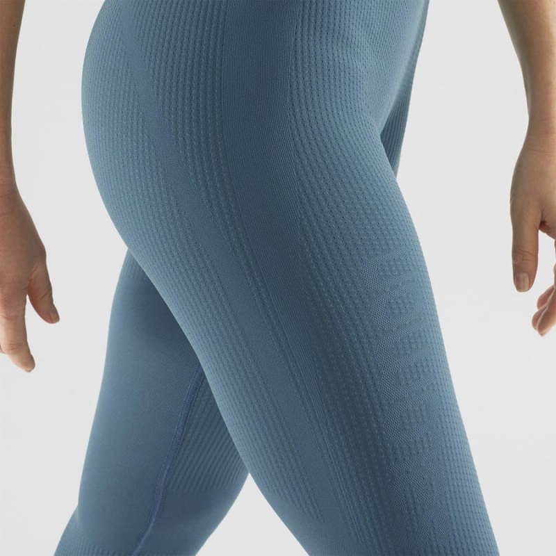 Pantalon Salomon ESSENTIAL SEAMLESS Mujer Azules | UY 2378AHK