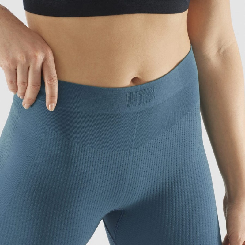 Pantalon Salomon ESSENTIAL SEAMLESS Mujer Azules | UY 2378AHK