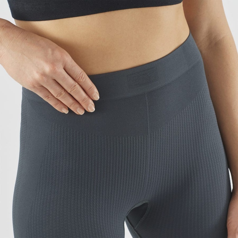 Pantalon Salomon ESSENTIAL SEAMLESS Mujer Negras | UY 2377PJJ