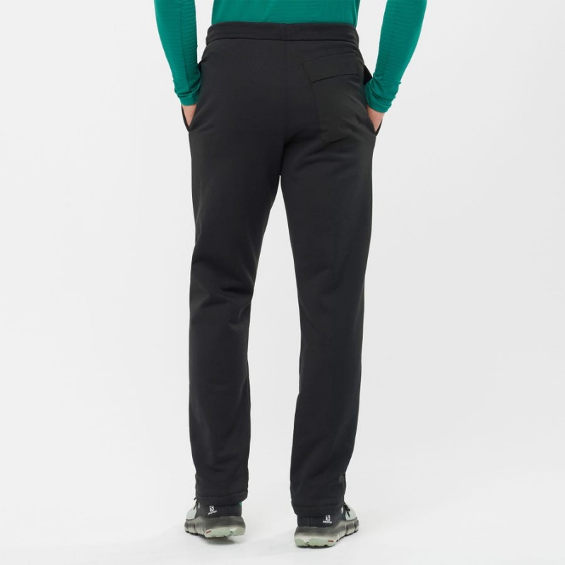 Pantalon Salomon ESSENTIAL WARM FLEECE Hombre Negras | UY 3190HAP