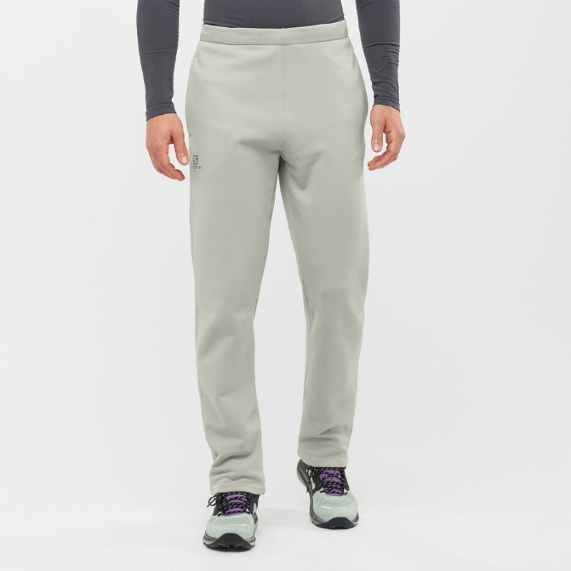 Pantalon Salomon ESSENTIAL WARM FLEECE Hombre Beige | UY 3189GSO