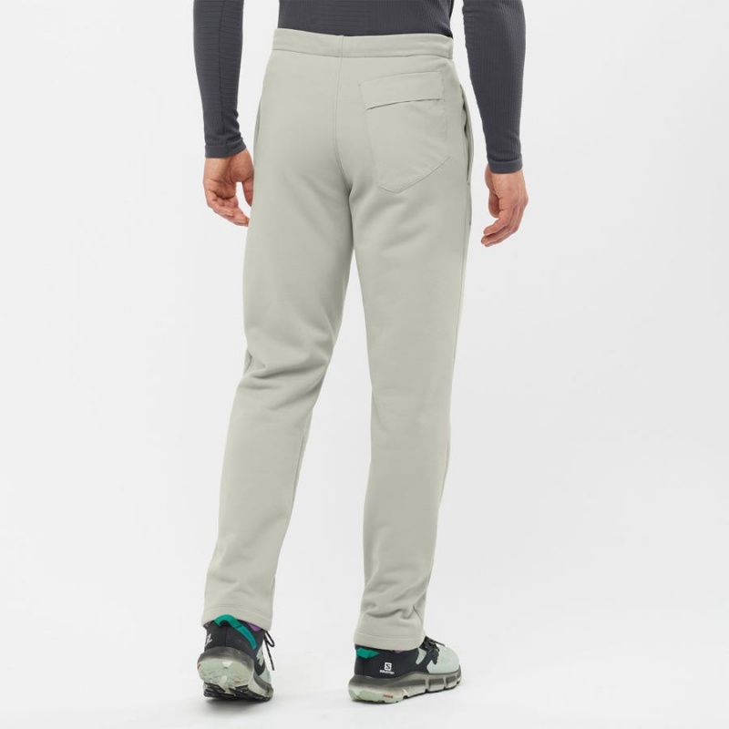 Pantalon Salomon ESSENTIAL WARM FLEECE Hombre Beige | UY 3189GSO