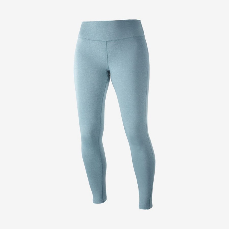 Pantalon Salomon ESSENTIAL WARM Mujer Azules | UY 2376OKI