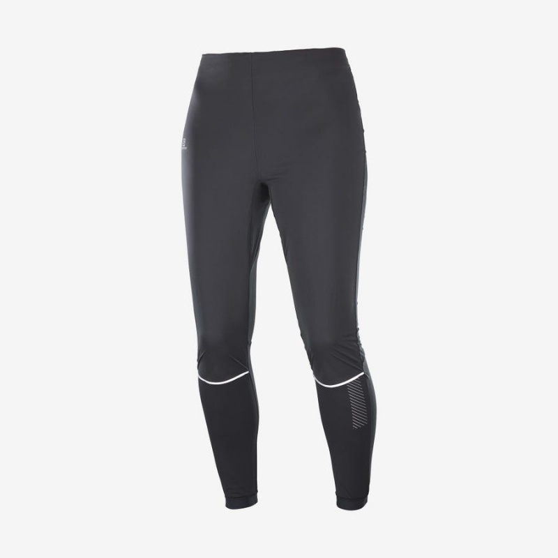 Pantalon Salomon LIGHT SHELL Mujer Negras | UY 2386LIS