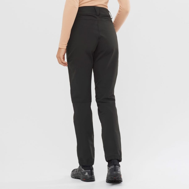 Pantalon Salomon OUTPEAK WARM Mujer Negras | UY 2393MQZ