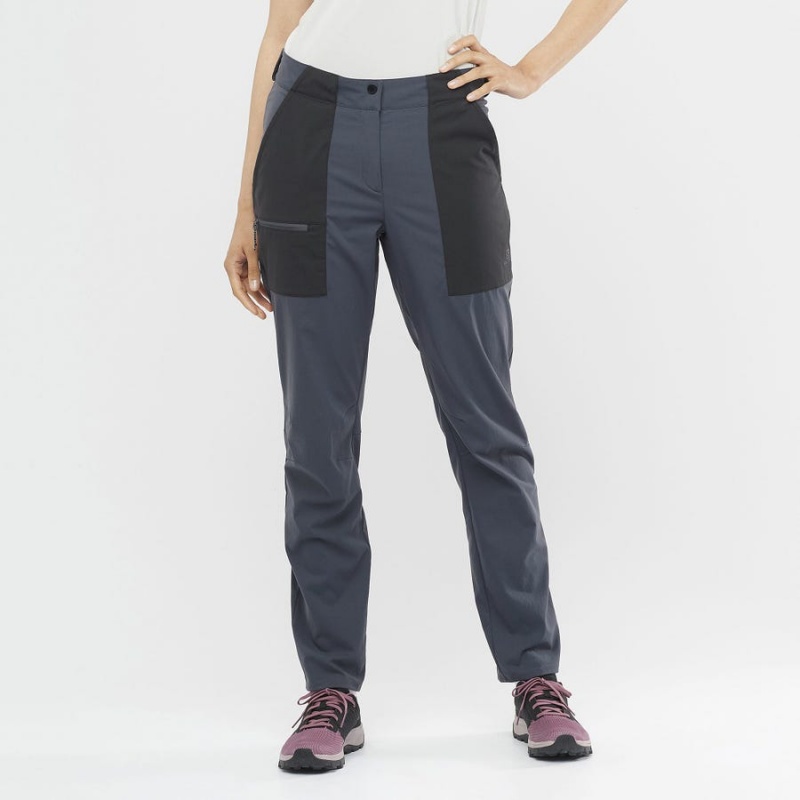 Pantalon Salomon OUTRACK Mujer Gris | UY 2385KOR