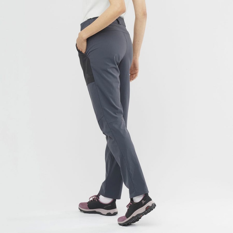 Pantalon Salomon OUTRACK Mujer Gris | UY 2385KOR