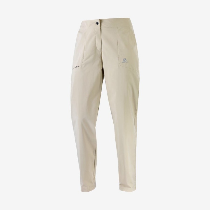 Pantalon Salomon WAYFARER CITY Mujer Blancas | UY 2382GSO