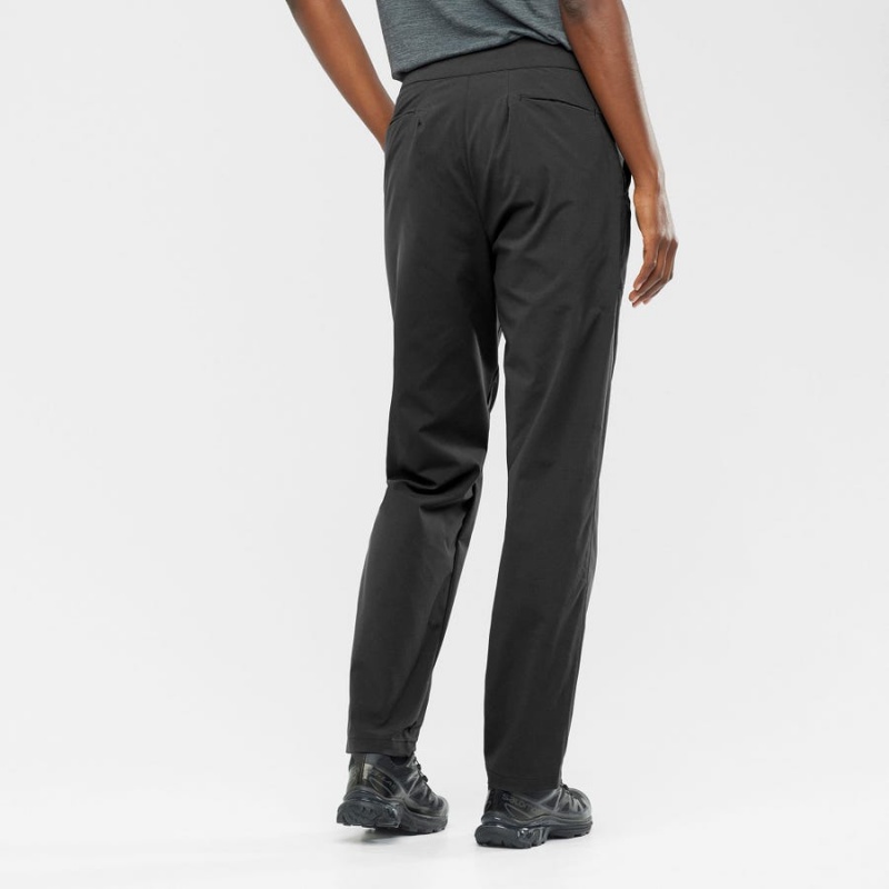 Pantalon Salomon WAYFARER CITY Mujer Negras | UY 2381FDN