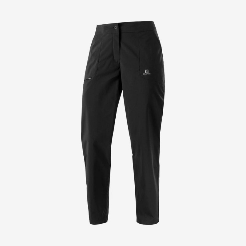 Pantalon Salomon WAYFARER CITY Mujer Negras | UY 2381FDN