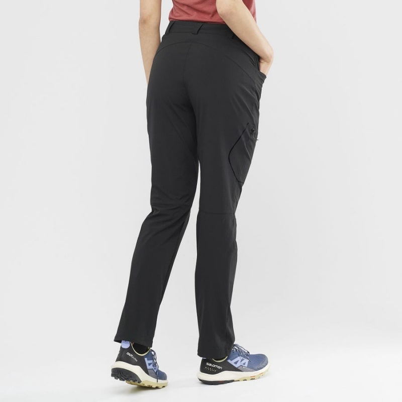 Pantalon Salomon WAYFARER Mujer Negras | UY 2389CTV